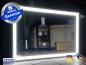 Preview: Infrarot Bad Spiegelheizung mit Licht led-line M10t in 5 Größen
