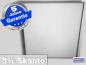 Preview: Infrarot Deckenheizung 400 Watt ESG Glas weiß 70x60 Rahmen M10