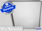 Preview: Infrarot Deckenheizung 500 Watt ESG Glas weiß 90x60 Rahmen M10