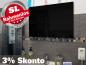 Preview: Infrarotheizung Rahmenlos ESG Glas schwarz Heizspiegel 500 Watt 90x60
