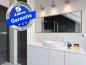 Preview: Infrarotheizung schwarz Spiegelheizung Bad 500 Watt 130x40 M10M