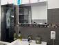 Preview: Infrarotheizung Glas weiß Spiegelheizung Bad 500 Watt 90x60 M10W