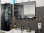 Preview: Infrarotheizung schwarz Spiegelheizung Bad 500 Watt 90x60 M10S