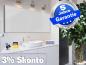 Preview: Jumbo Infrarotheizung 1400 Watt 200x80 ESG Glas weiß oder schwarz M10