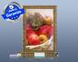 Preview: Infrarot Bildheizung 500 Watt 90x60 Stilrahmen StG Obstkorb