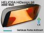 Preview: Infrarot Heizstrahler Heliosa HiDesign 66 IPX5 2000 Watt Wasserdicht