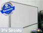 Preview: Fern Infrarotheizung 1400 Watt 200x80 ESG Glas weiß emailliert M23