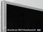 Preview: Fern Infrarotheizung 1400 Watt 200x80 ESG Glas weiß emailliert M23