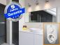 Preview: Infrarotheizung mit Thermostat ESG Glas weiß 500 Watt 130x40 M10