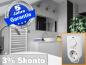 Preview: Infrarot Bad Spiegelheizung mit Thermostat 600 Watt 110x60 M10-SL