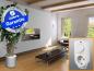 Preview: Infrarotheizung mit Thermostat ESG Glas schwarz 700 Watt 120x60 M10