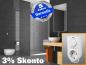 Preview: Infrarot Spiegelheizung mit Thermostat 700 Watt 120x60 M10-SL
