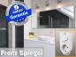 Preview: Infrarotheizung mit Thermostat ESG Glas weiß 900 Watt 140x60 M10