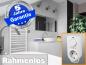 Preview: Infrarot Spiegelheizung mit Thermostat 600 Watt 110x60 M10-SL
