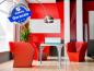 Preview: Fern Infrarotheizung 900 Watt ESG Glas weiß 140x60 Alurahmen M10