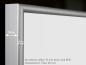 Preview: Fern Infrarotheizung 900 Watt ESG Glas weiß 140x60 Alurahmen M10