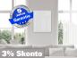 Preview: Fern Infrarotheizung 400 Watt Glas weiß Bad Spiegelheizung 70x60 M10