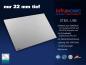 Preview: Infrarotheizung Rahmenlos Metall 840 Watt 137x57 steel-line IPX4