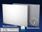 Preview: Infrarotheizung Rahmenlos Metall 670 Watt 160x40 steel-line IPX4