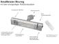 Preview: infrarot Heizstrahler HeizMeister Moving 2KW mit Rotationsmotor und FB