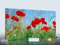Preview: Infrarot Bildheizung 700 Watt Rahmenlos slim-line 120x60 Roter Mohn