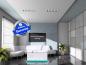 Preview: Infrarotheizung 700 Watt Glas schwarz 120x60 M23 mit Optionen