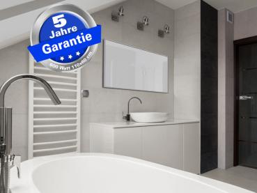 Preview: Infrarotheizung 600 Watt schwarz Spiegelheizung Bad 110x60 M10