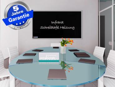 Preview: Infrarotheizung schwarz Spiegelheizung Bad 600 Watt 110x60 M23
