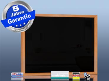 Preview: Infrarotheizung weiß Spiegelheizung 400 Watt 70x60 HB30