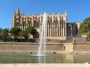 Bildheizung-Motiv Mallorca Kathedrale für Standard Infrarotheizung