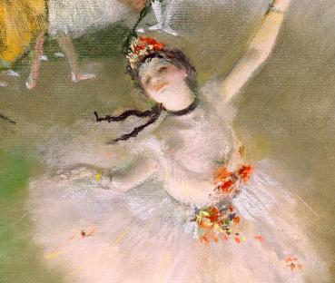 Degas: Primaballerina Bildauswahl für Bildheizung 70x60