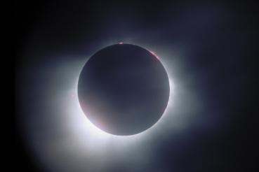 Bildheizung-Motiv Sonnenfinsternis für Standard Infrarotheizung