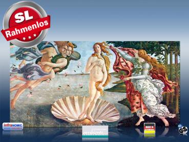 Preview: Infrarot Bildheizung Kunst 700 Watt 120x60 M10-SL Geburt der Venus