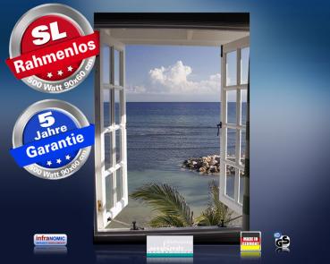 Preview: Infrarot Bildheizung 500 Watt 90x60 M10-SL Fenster