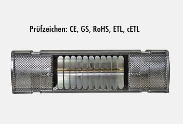 Preview: Infrarot Heizstrahler Ersatzröhre 500 Watt IP65 Heizmeister