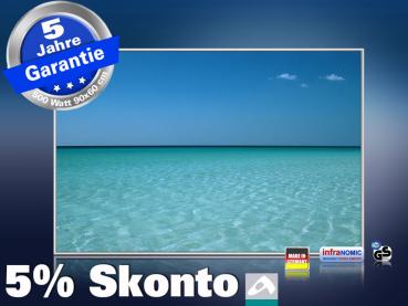 infrarot Bildheizung 500 Watt 90x60 M10-SL Mittelmeer