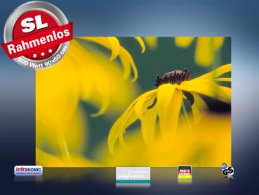 Preview: infrarot Bildheizung 500 Watt 90x60 M10-SL Gelbe Blume