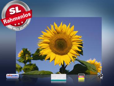 Preview: Infrarot Bildheizung 500 Watt 90x60 M10-SL Sonnenblume II