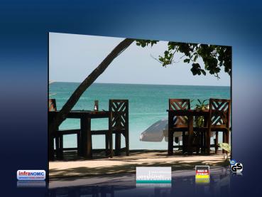 Preview: infrarot Bildheizung 500 Watt Rahmenlos slim-line 90x60 Thailand