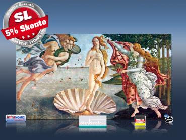 Infrarot Bildheizung 600 Watt Rahmenlos slim-line 110x60 Venus
