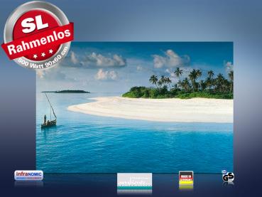 Preview: Infrarot Bildheizung 500 Watt 90x60 M10-SL Malediven