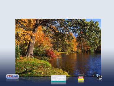 Preview: infrarot Bildheizung 500 Watt 90x60 M10-SL Herbststimmung
