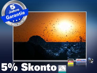 infrarot Bildheizung 500 Watt 90x60 M10-SL Brandung