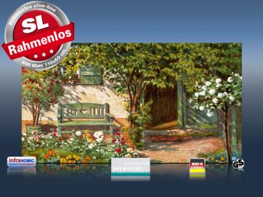 Preview: Infrarot Bildheizung Kunst 600 Watt 110x60 M10-SL Vorgarten