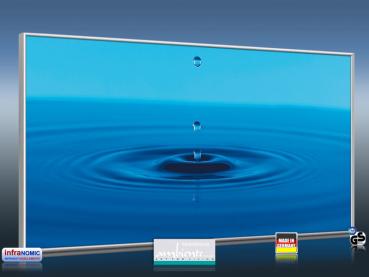 Preview: Infrarot Bildheizung 700 Watt 120x60 M10-SL Wassertropfen