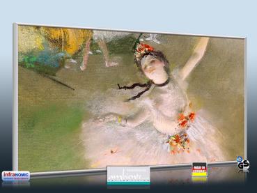 Preview: Infrarot Bildheizung Kunst 700 Watt 120x60 M10-SL Primaballerina