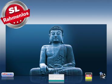 Preview: Infrarot Bildheizung 700 Watt 120x60 M23 Buddha blau