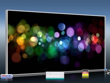 Preview: Infrarot Bildheizung 700 Watt 120x60 M10-SL Abstrakt bunt