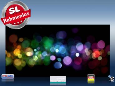 Preview: Infrarot Bildheizung 700 Watt 120x60 M10-SL Abstrakt bunt