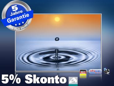 infrarot Bildheizung 500 Watt 90x60 M10-SL Wassertropfen II